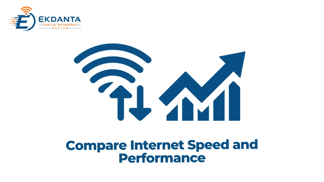 Ekdanta Digital Networks promotional banner guide on choosing the best broadband in Borivali East. 
