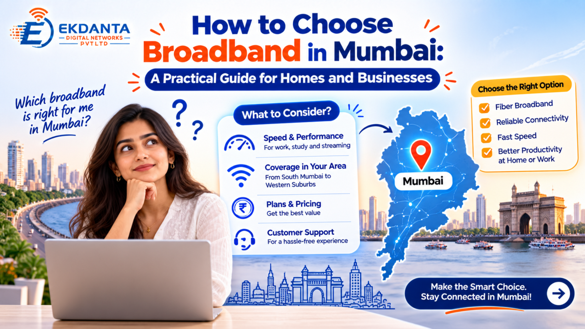 How to Choose Broadband in Mumbai: A Practical Guide for Homes and Businesses